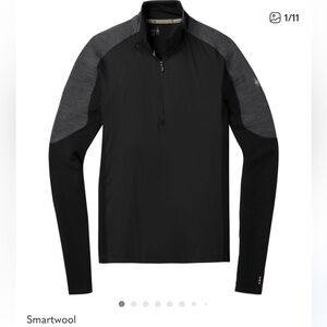 Smartwool Mens Phd Light Wind 1/2 Zip Merino Long Sleeve Pullover
